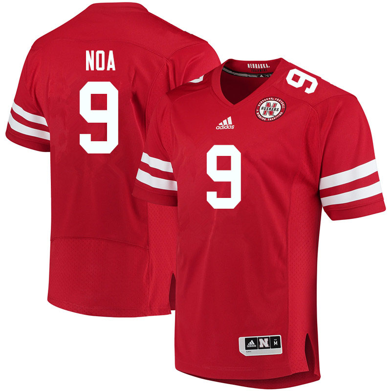 Youth #9 Kanawai Noa Nebraska Cornhuskers College Football Jerseys Sale-Red